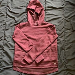 Burgundy textured sweater